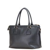 グッチ インターロッキングG ハンドバッグ 449659 ブラック レザー レディース GUCCI 【中古】